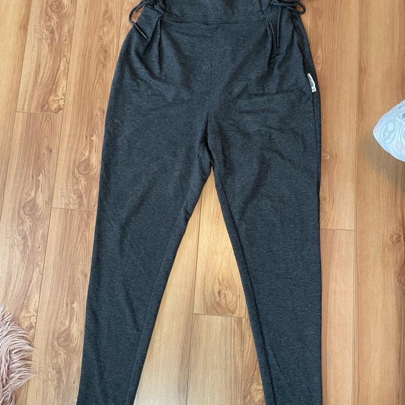 Gymshark Slounge Cinched joggers - black marl - size Large - Picture 4 of 7